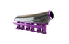 Carbon Fibre and billet toyota 2JZ GTE intake manifold purple anodising from CPC manufacturing.  